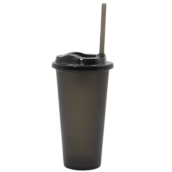 Cafetero 20 oz - Negro Glitter