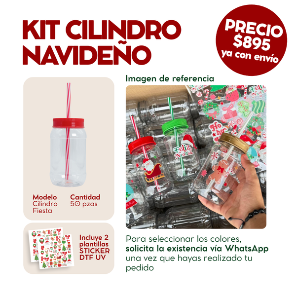 KIT Cilindro Navideño
