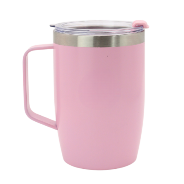 Mini Taza Aislante 12 oz - Rosa
