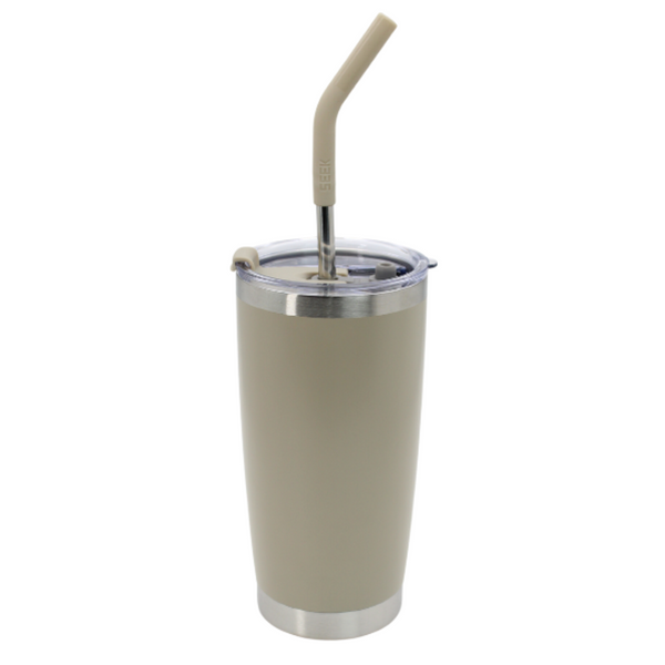 Nuevo Vaso Aislante 20 oz Mate Arena con Popote