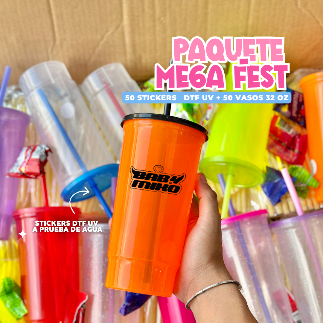 Paquete MEGA FEST con personalizado