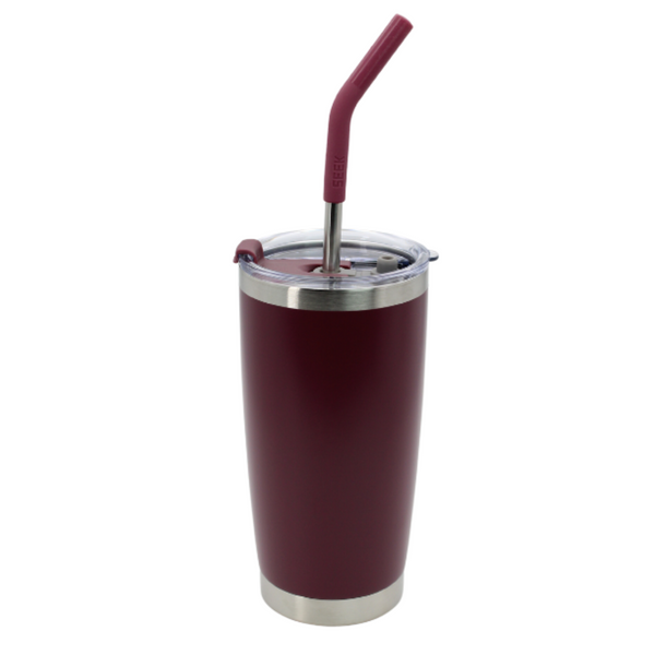 Nuevo Vaso Aislante 20 oz Mate Vino con Popote