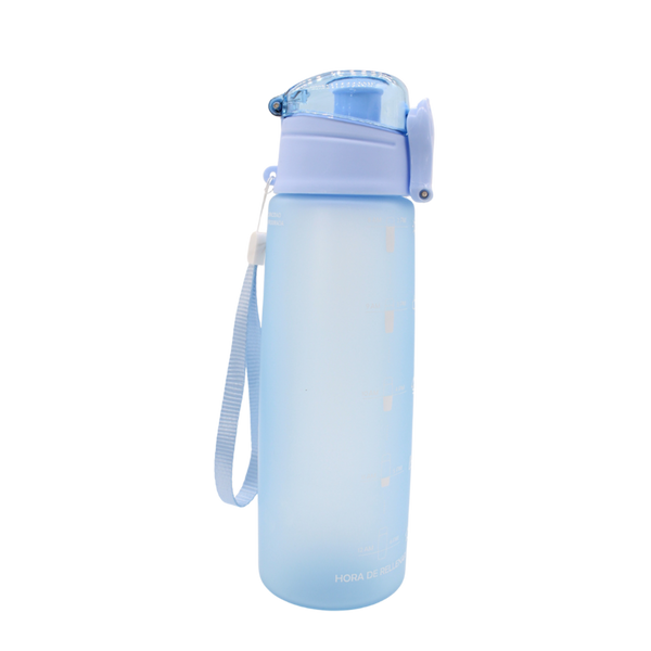 Botella Motivadora 32 oz. Mediana - Celeste