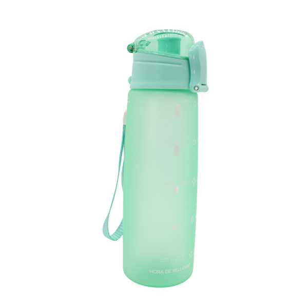 Botella Motivadora 32 oz. Mediana - Menta