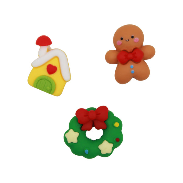 Sticker 3D - Mundo Galleta Jengibre  Paquete con 24 piezas