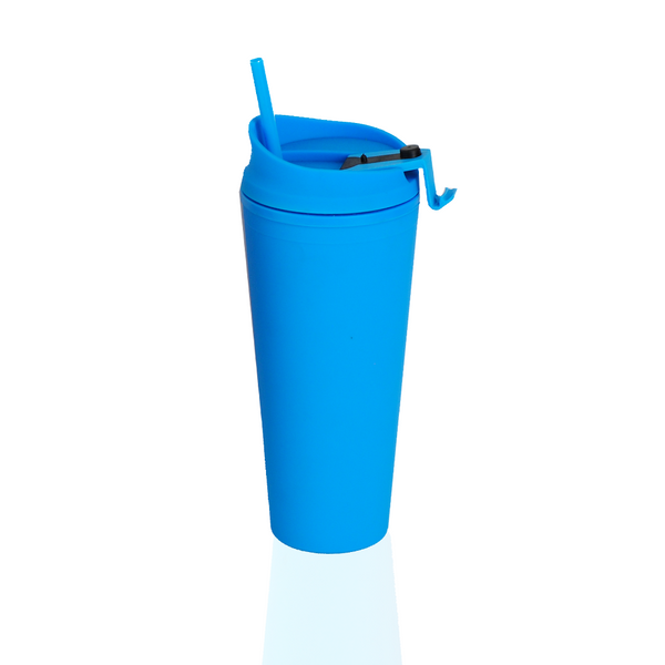 Gran Regue Tumbler 710ml Azul Neón