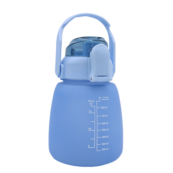 Botella Motivadora 32 oz Mini - Celeste