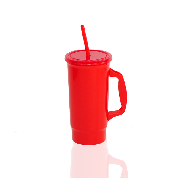 Bachelor con Asa 32 oz Rojo Sólido
