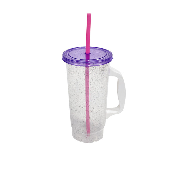 Bachelor con Asa 32 oz Chispas T/Morada