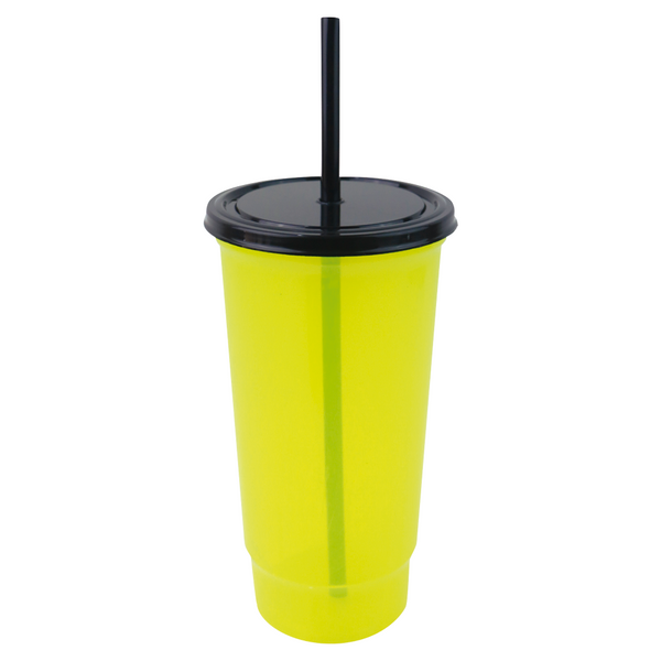 Bachelor 32 oz. Amarillo Neón T/ Negra