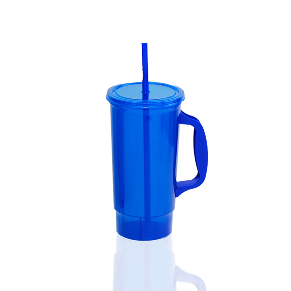 Bachelor con Asa 32 oz Azul