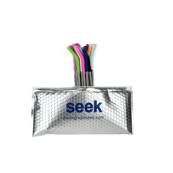 Popotes Acero Punta Silicón 20 oz